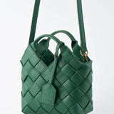 TEN TONES Clementine Woven Mini Tote Green