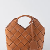 TEN TONES Clementine Woven Mini Tote Orange