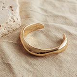 Jamaica Curvilinear Cuff Gold