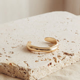 Jamaica Curvilinear Cuff Gold
