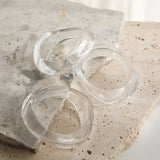 Auryn Irregular Bangles Clear