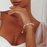 Chantel Baroque Pearl Bracelet Gold