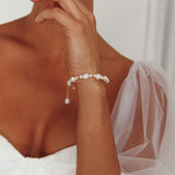 Chantel Baroque Pearl Bracelet Gold