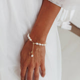 Sharie Baroque Pearl Bracelet Gold
