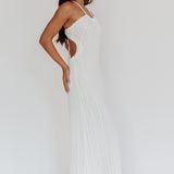 St. Croix Backless Knit Maxi Dress Cream