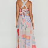 Sweethearts A-Line Print Maxi Dress Multi