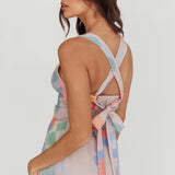 Sweethearts A-Line Print Maxi Dress Multi