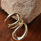 Wanderers Hinged Cuff Bracelet Gold