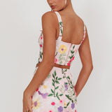 High Street Jacquard Mini Skirt Floral Multi