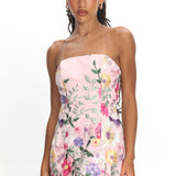 Entered The Chat Strapless Mini Dress Multi