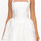 Lusting Halter A-Line Mini Dress White