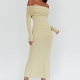 Juju Off-Shoulder Maxi Dress Sage