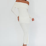 Juju Off-Shoulder Maxi Dress White