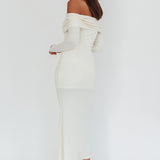 Juju Off-Shoulder Maxi Dress White