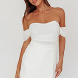 Melonie Off-Shoulder Top White