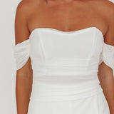 Melonie Off-Shoulder Top White