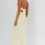 High Streets Strapless Maxi Dress Butter