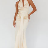 Nariah Cowl Neck Maxi Dress Butter