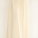 Marivelle Frill Trim Maxi Skirt Oyster
