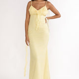 Sunspell Ruffle Trim Lace Maxi Dress Butter