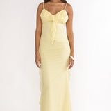 Sunspell Ruffle Trim Lace Maxi Dress Butter