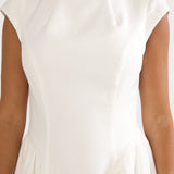 Lynnie Cap Sleeve Maxi Dress Cream