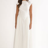 Lynnie Cap Sleeve Maxi Dress Cream
