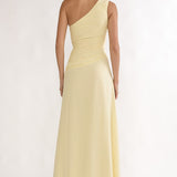 Ivora One-Shoulder Cut-Out Waist Maxi Dress Butter