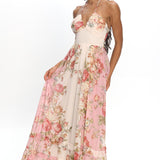 Hilariah Halter Maxi Dress Pink