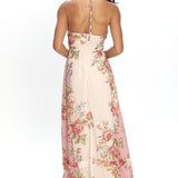 Hilariah Halter Maxi Dress Pink