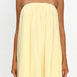 Read The Signs Strapless Mini Dress Butter