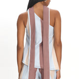 Petronella Side Pocket Shorts Stripe
