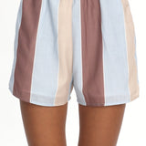 Petronella Side Pocket Shorts Stripe