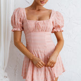 Promise Keepers Puff Sleeve Mini Dress Sienna