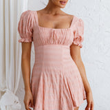 Promise Keepers Puff Sleeve Mini Dress Sienna