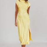 Lucinda Twist Back Midi Dress Butter