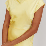 Lucinda Twist Back Midi Dress Butter