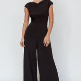 Lucinda Twist Back Jumpsuit Black