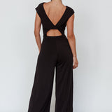 Lucinda Twist Back Jumpsuit Black