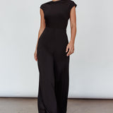 Lucinda Twist Back Jumpsuit Black