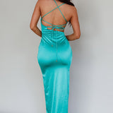 Can't Hardly Wait Cut-Out Midi Dress Green