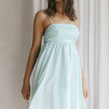 Zhen Bow Tie Back Mini Dress Mint