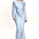 Loveland Cowl Back Midi Dress Ice
