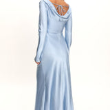 Loveland Cowl Back Midi Dress Ice