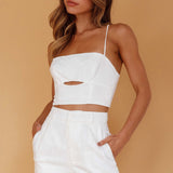 Lyrics Straight Leg Pants White