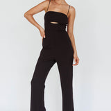 Lyrics Keyhole Jumpsuit Black