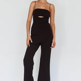 Lyrics Keyhole Jumpsuit Black