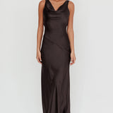 Cassiopeia Open Back Maxi Dress Black