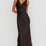 Cassiopeia Open Back Maxi Dress Black