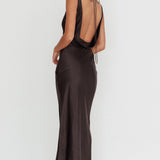 Cassiopeia Open Back Maxi Dress Black
